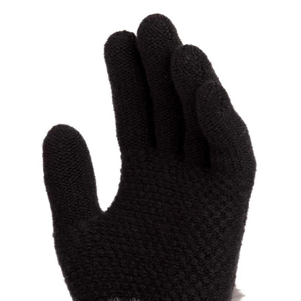 Bambini Lavorato A Maglia Guanto Trespass Lunark Grigio Scuro 2/4