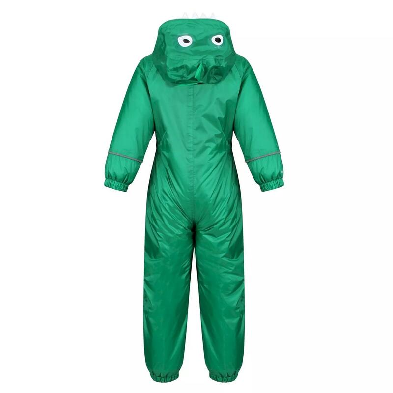Kinderen/Kinderen Mudplay Peppa Pig Dinosaurus Puddle Suit (Jellybean Groen)