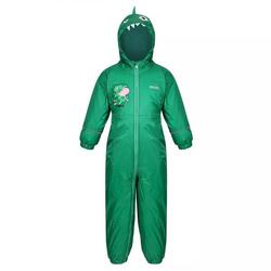 Kinderen/Kinderen Mudplay Peppa Pig Dinosaurus Puddle Suit (Jellybean Groen)