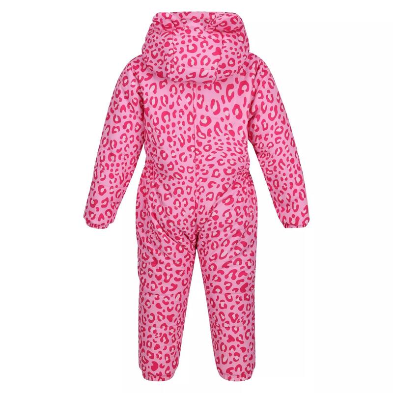 Penrose Leopard Print Puddle Suit voor kinderen/kinderen (Pop Roze)