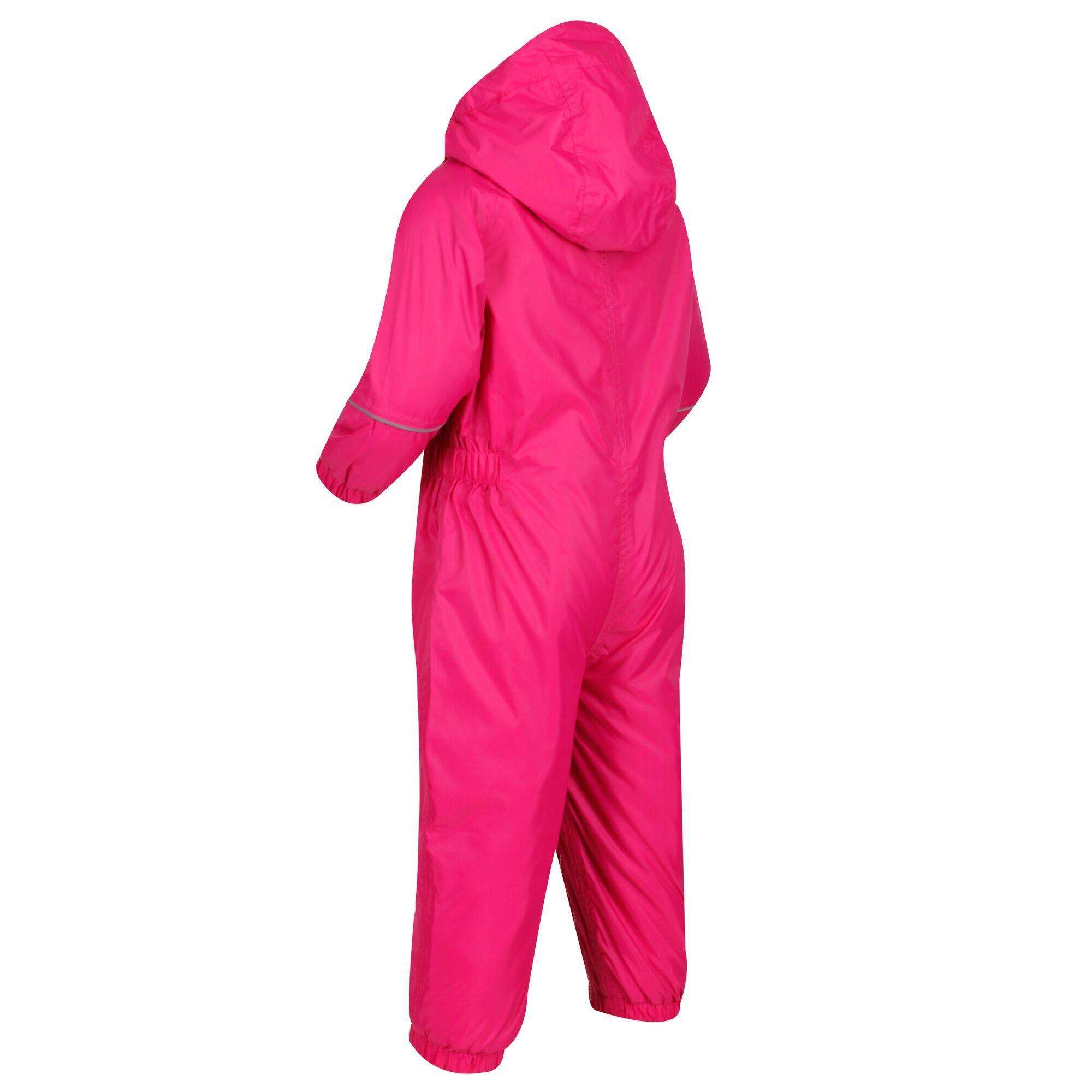 Childrens/Kids Splashit Puddle Suit (Jem Pink) 2/5