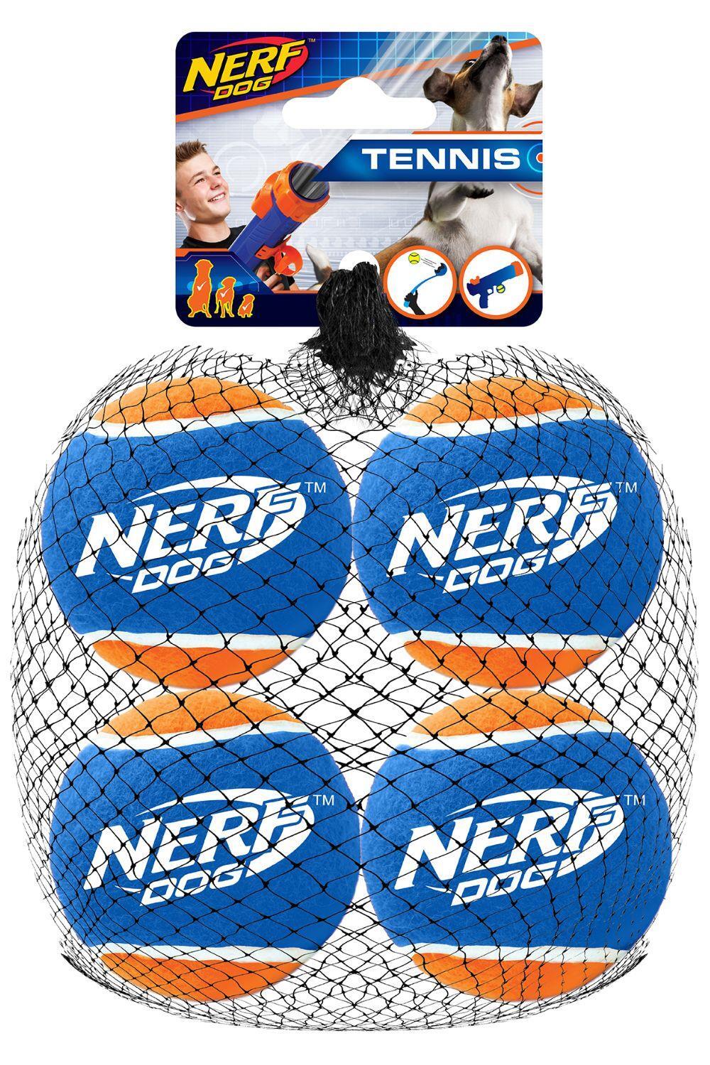 NERF Nerf Dog Blaster Distance Tennis Balls - 4 Pack