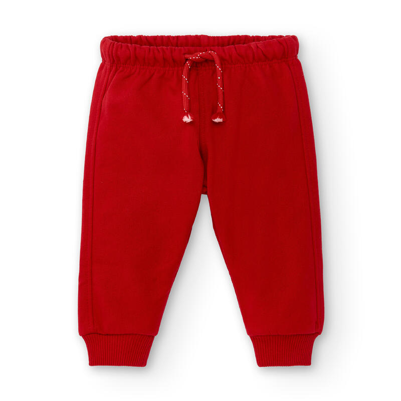 Charanga Pantalón de bebé color rojo