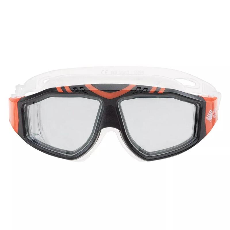 Óculos de natação unissexo para adultos Maveric Preto/Vermelho