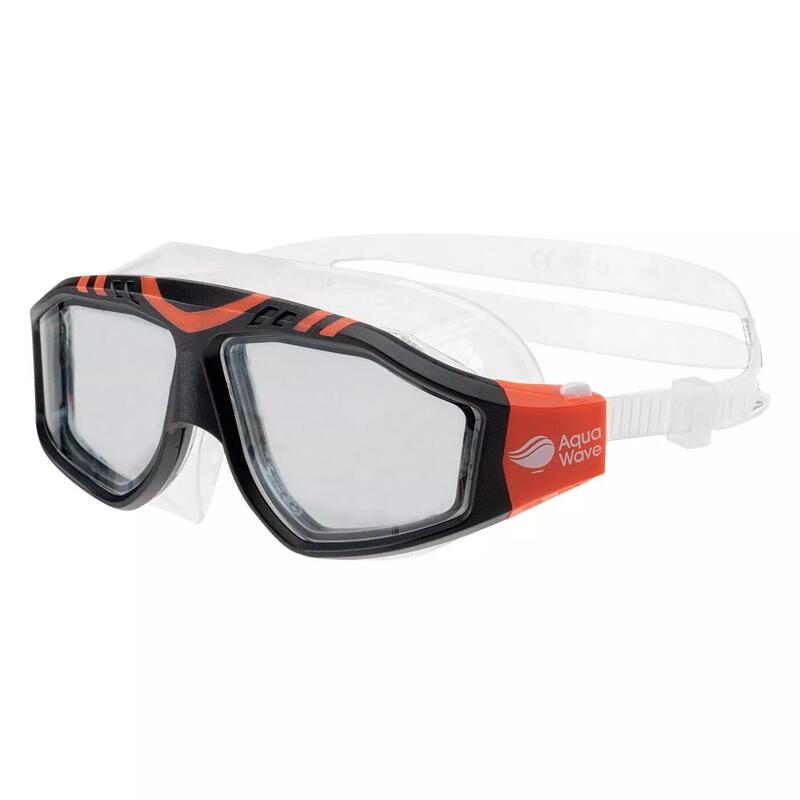 Óculos de natação unissexo para adultos Maveric Preto/Vermelho
