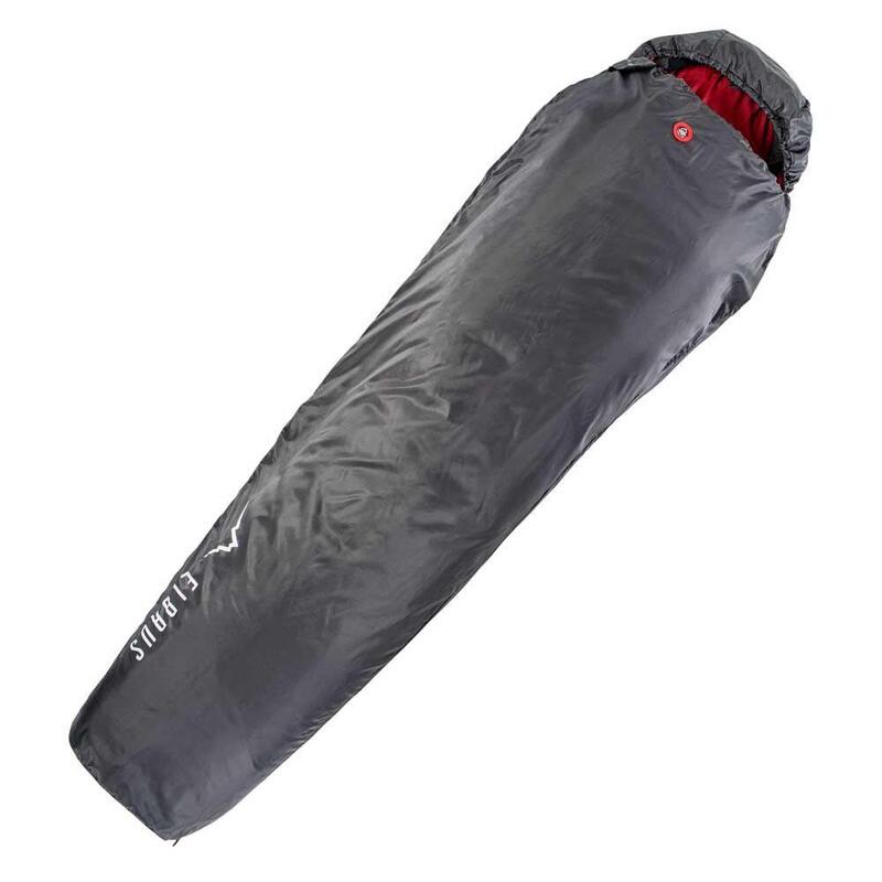 Sac de couchage CARRYLIGHT (Anthracite / Rouge flamme)
