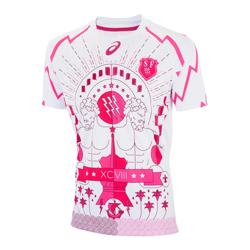 Vintage Uitshirt Stade Français 2015-2016