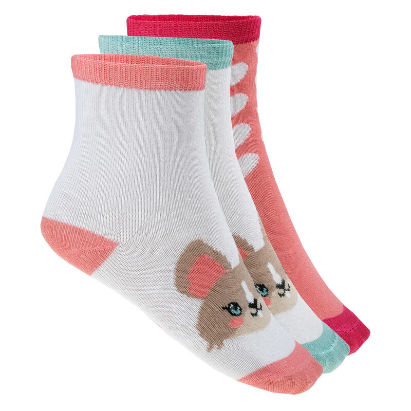 Chaussettes SOMILO Enfant (Blanc / Rose)