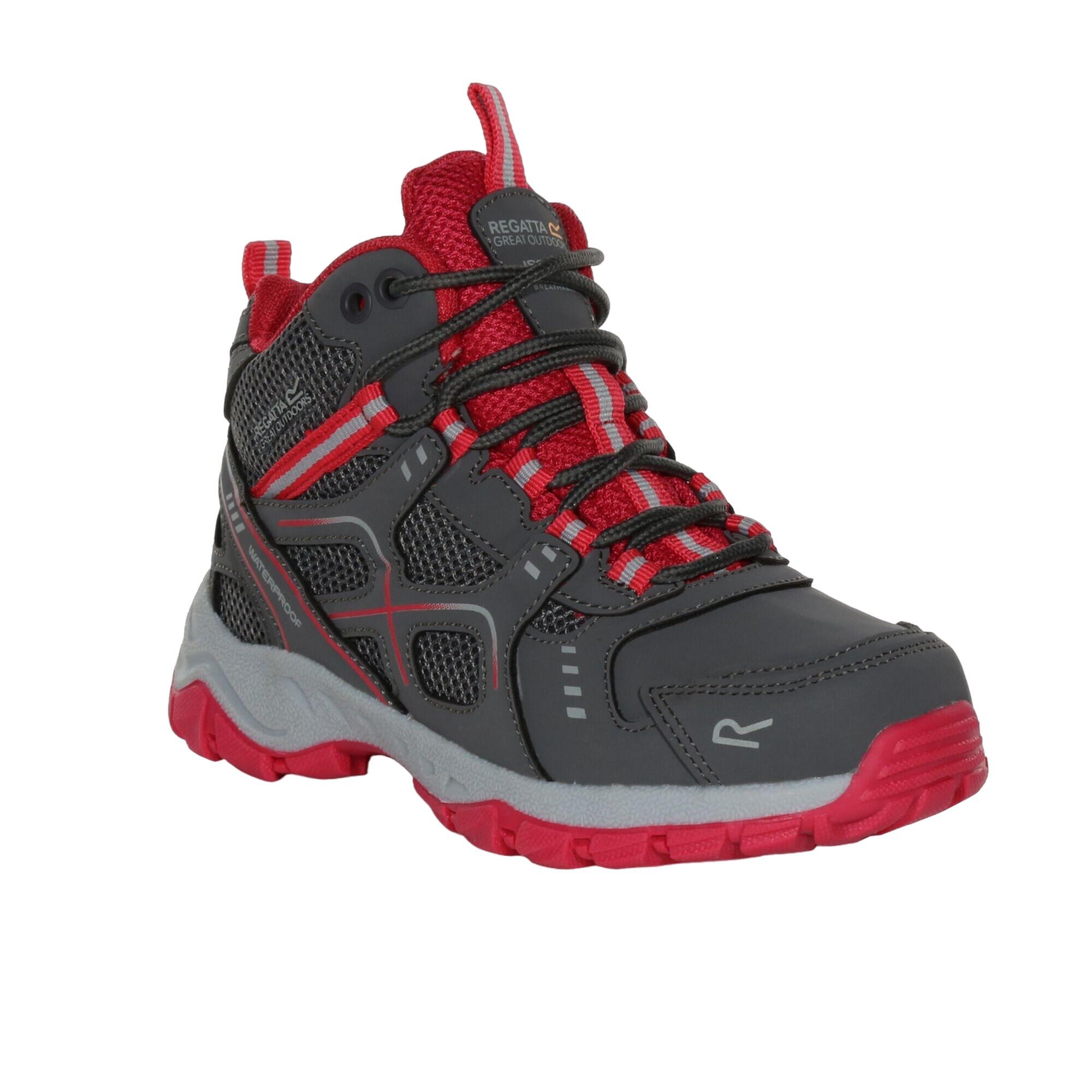 Childrens/Kids Vendeavour Walking Boots (Granite/Pink Potion) 1/5