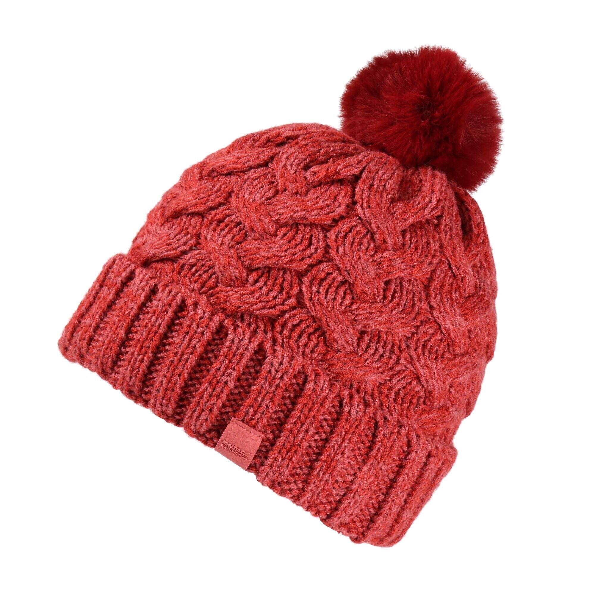 REGATTA Womens/Ladies Lovella V Beanie (Mineral Red)