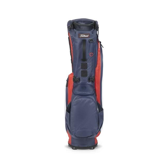 TB23SX9A-461 PLAYERS 5 "STADRY" WATERPROOF GOLF STAND BAG - NAVY/RED/WHITE