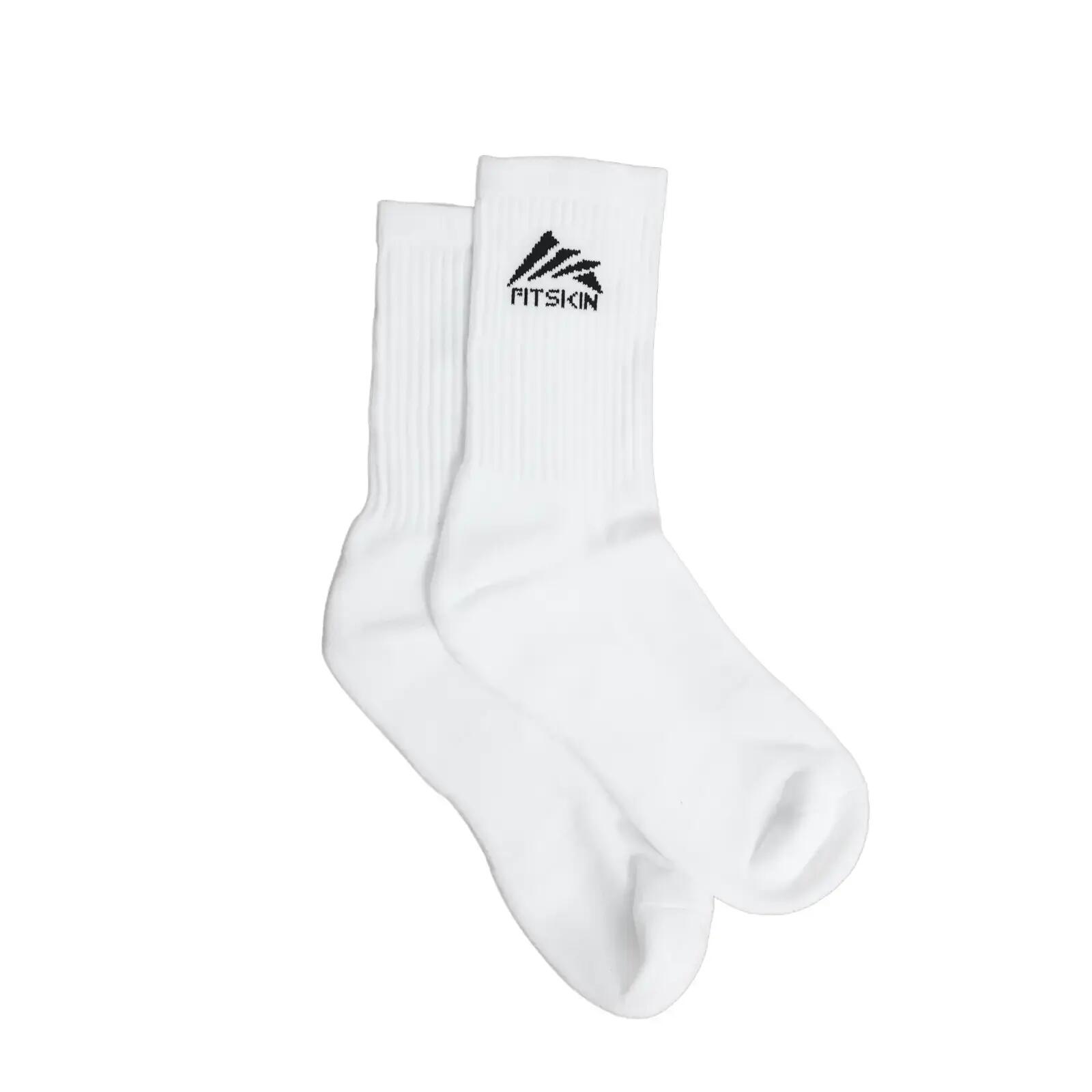 Sosete Lungi Fitskin Albe 2/4