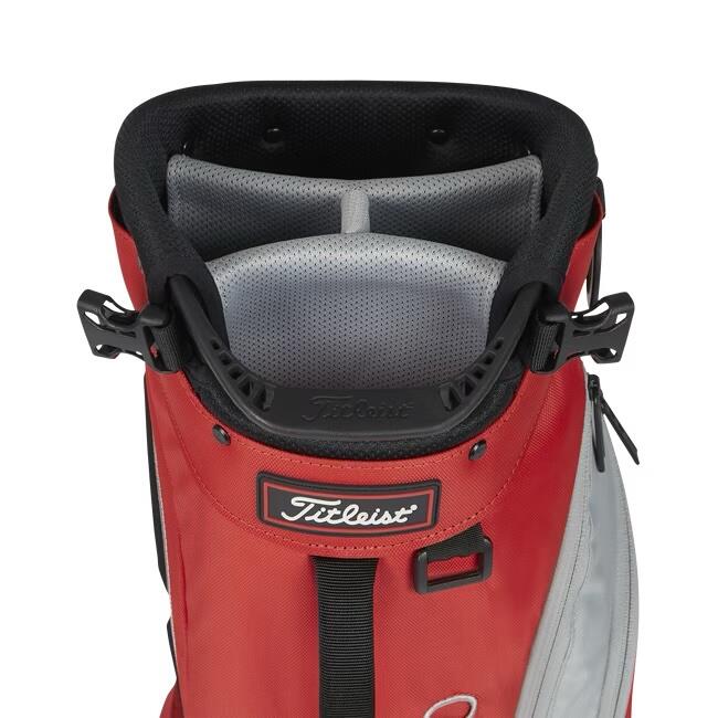 TB23SX4A-62 PLAYERS 4 GOLF STAND BAG - RED