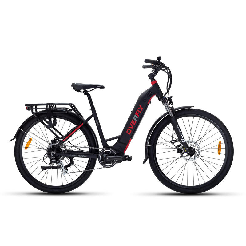 Rower Elektryczny Trekingowy Damski Muse Plus 14.5 Ah OVERFLYBIKE