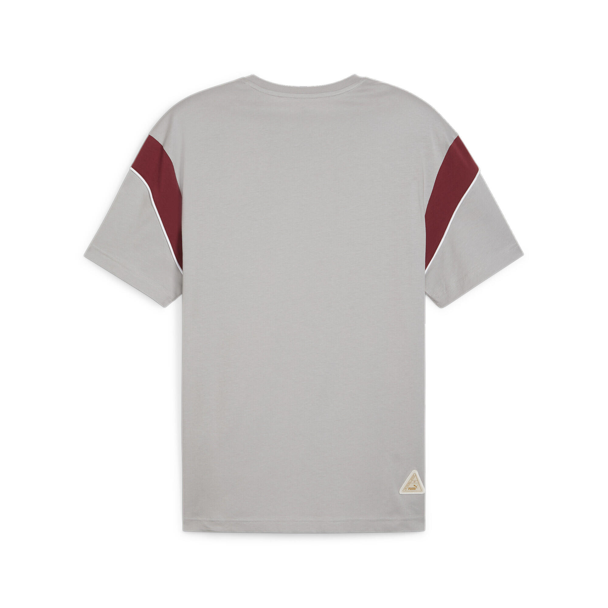 AC Milan FtblArchive T-shirt PUMA Concrete Gray Tango Red 6/6