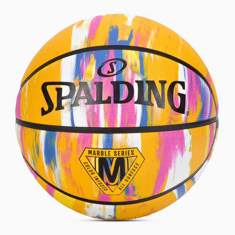 Piłka do koszykówki Spalding Street Marble żółta r. 7