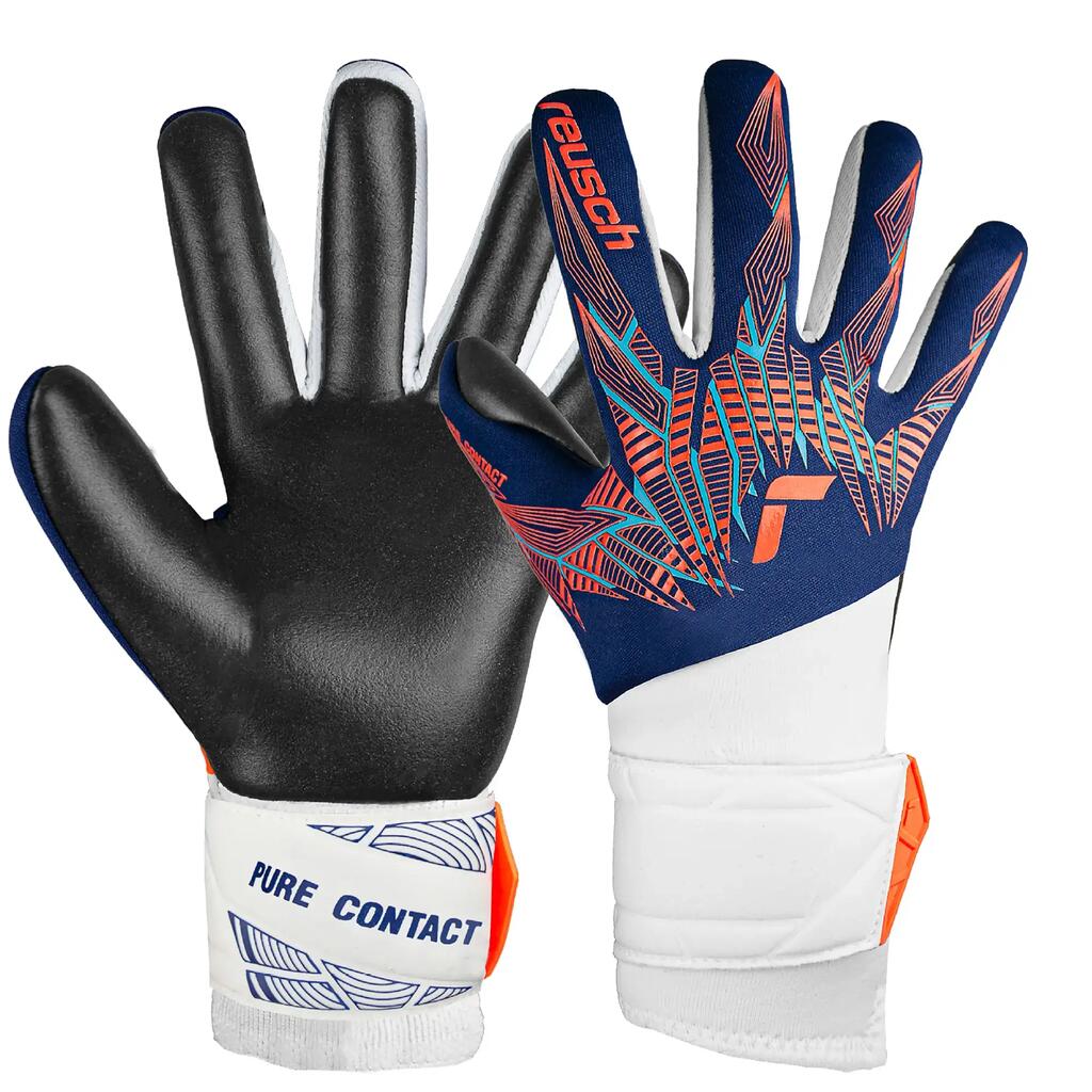 Kid's goalie gloves Reusch Pure Contact Silver
