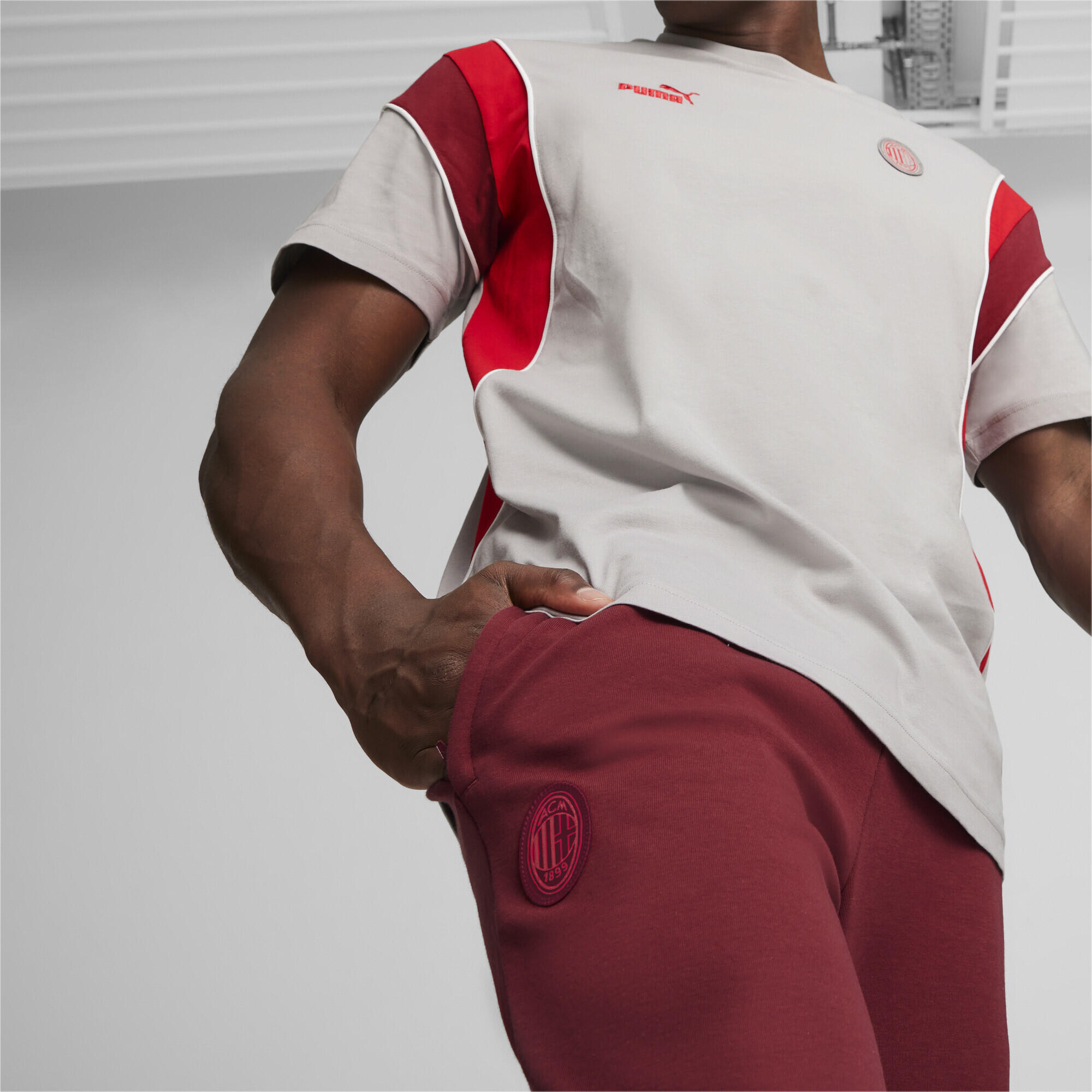 Pantalon de survêtement FtblArchive AC Milan PUMA Team Regal Red Tango 3/6