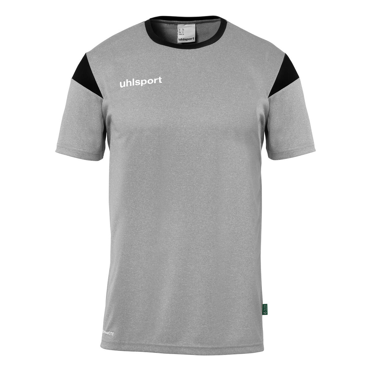 Uhlsport - T-shirt D'Entraînement Squad 27 Uhlsport - T-shirt Manches Courtes - Blanc|gris|noir - 38 S - Decathlon