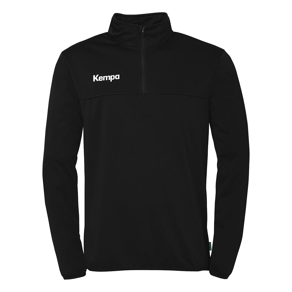 Kempa - 1/4 Zip Top 1/4 Zip Top Kempa - Sweat-shirt - Blanc|noir - 8 Ans / 128 Cm - Decathlon