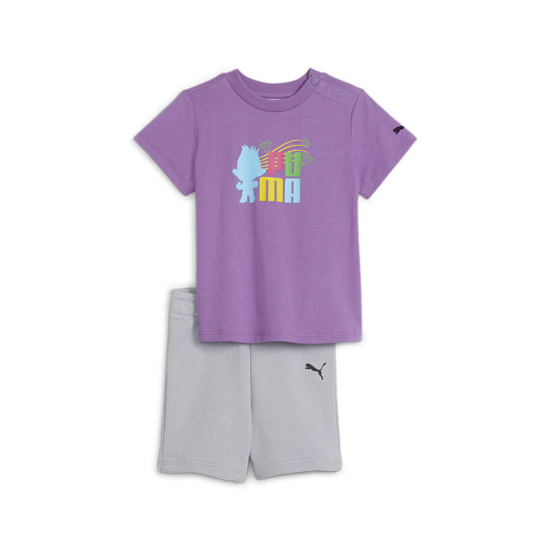 Ensemble Minicats PUMA x TROLLS Enfant PUMA Gray Fog