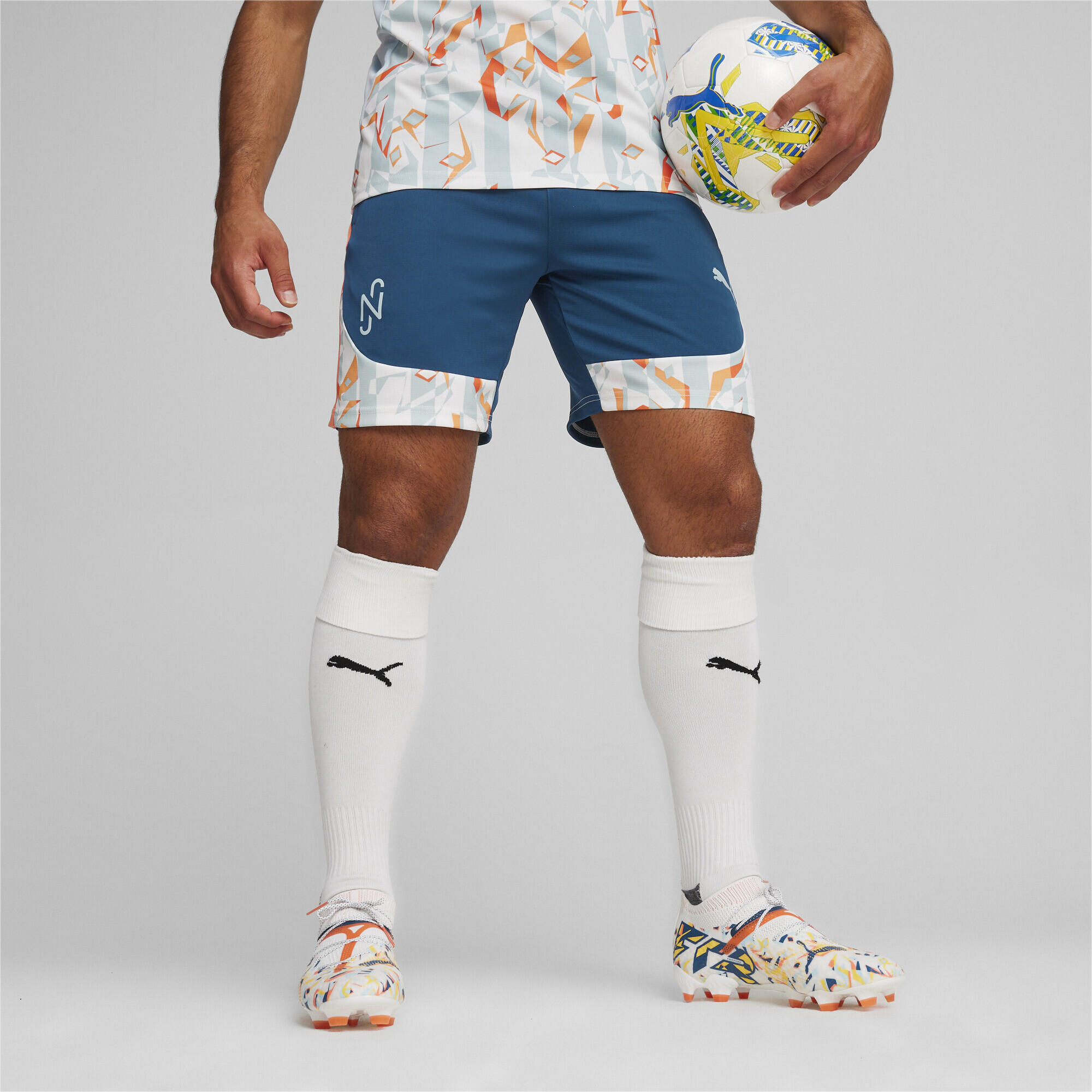 Short Creativity PUMA x Neymar Jr PUMA Ocean Tropic Hot Heat Blue Orange 2/6