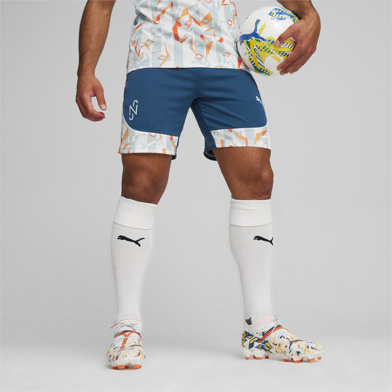 PUMA x NEYMAR JR Creativity voetbalshort PUMA Ocean Tropic Hot Heat Blue Orange