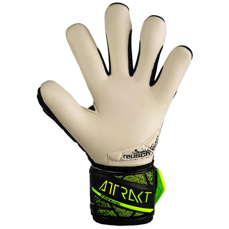 Rękawice bramkarskie dziecięce REUSCH Attrakt Freegel Gold Finger Support