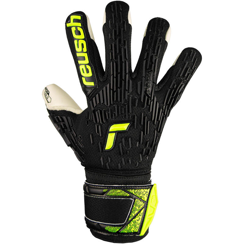 Rękawice bramkarskie dziecięce REUSCH Attrakt Freegel Gold Finger Support