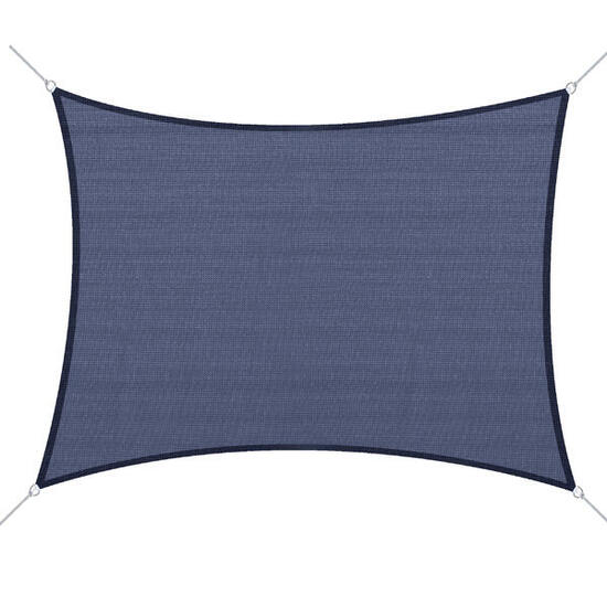 Toldo de Vela Outsunny 400x600 cm Azul