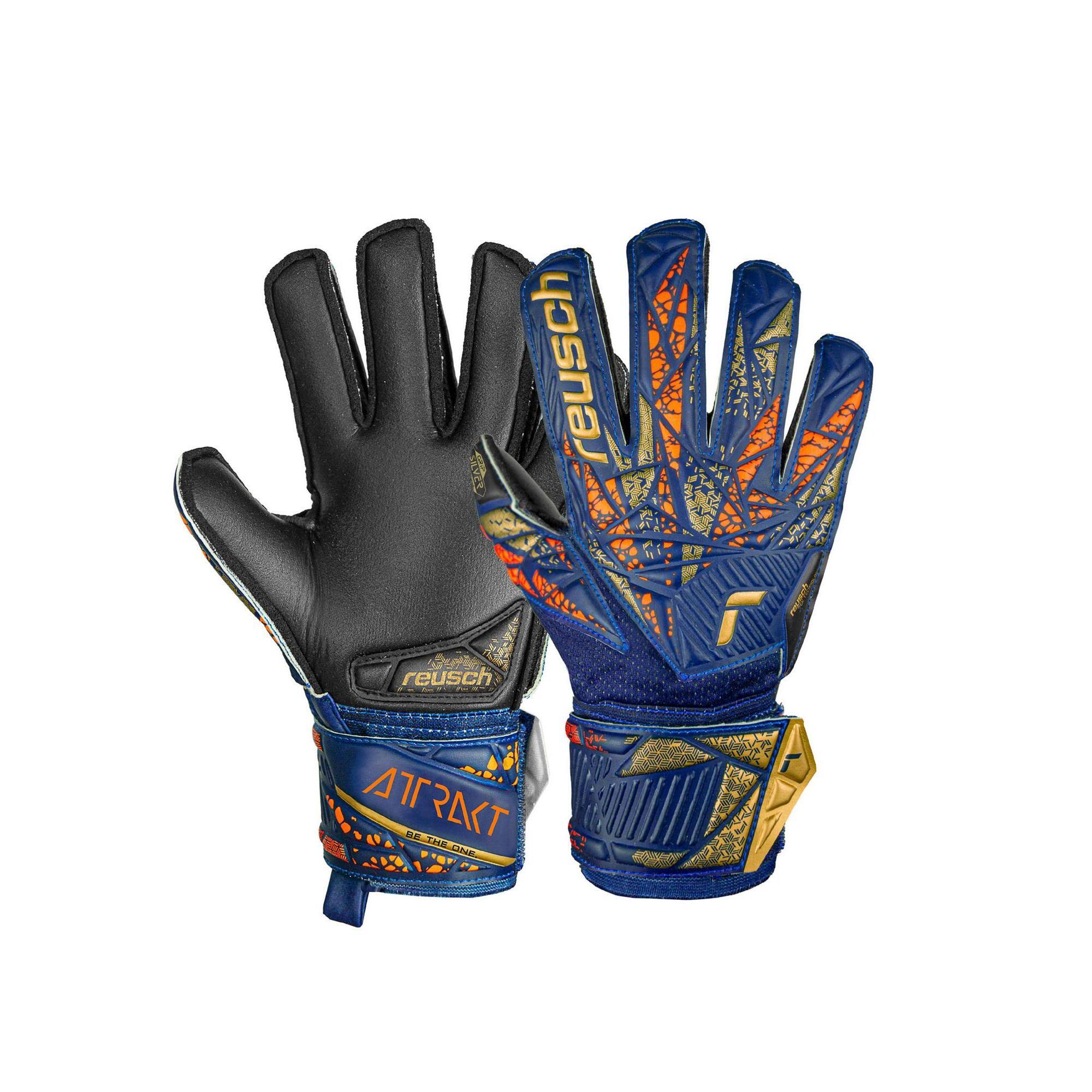 Luvas de guarda-redes para crianças Reusch Attrakt Silver
