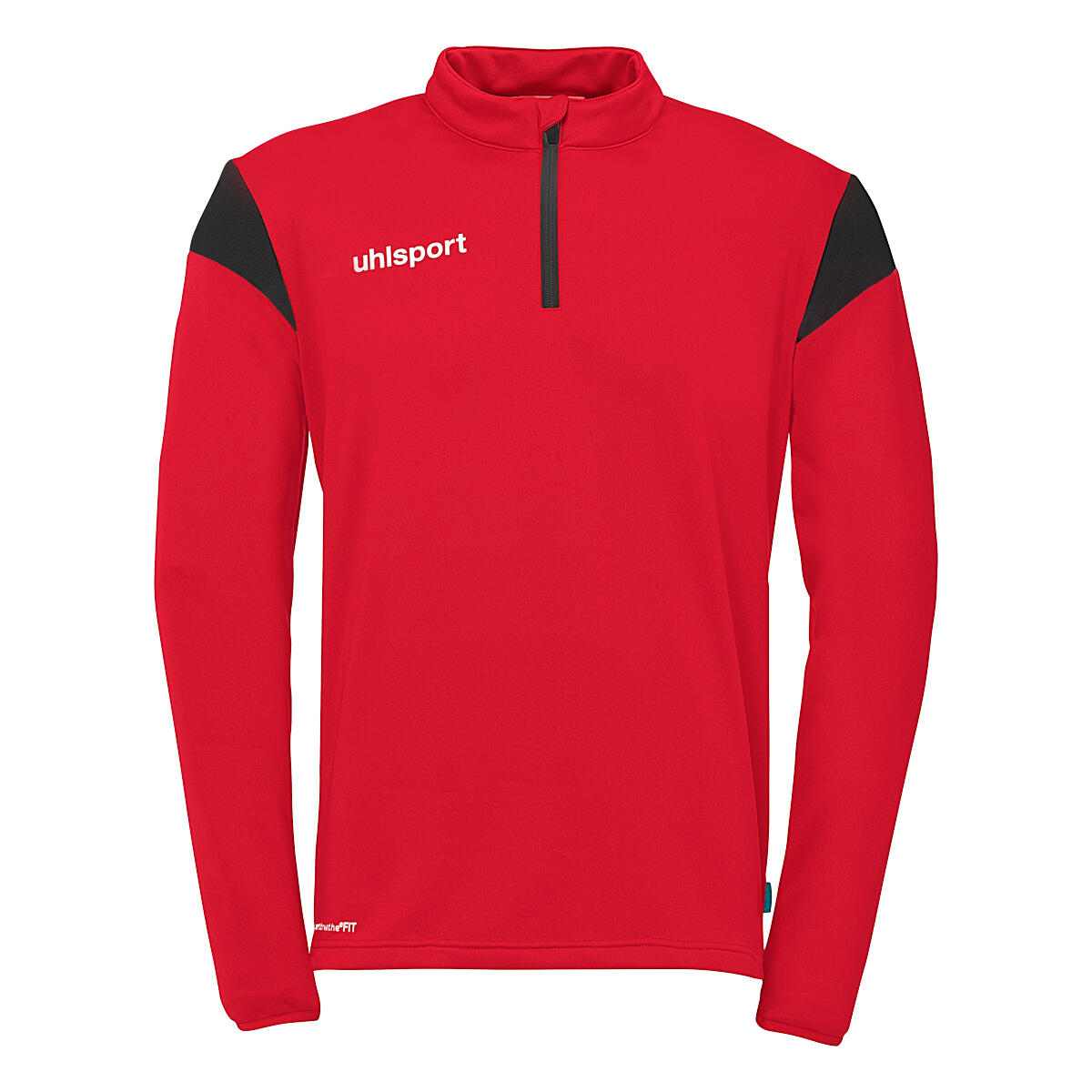 Uhlsport - 1/4 Zip Top Squad 27 Uhlsport - Sweat-shirt - Noir|rouge - 12 Ans / 152 Cm - Decathlon