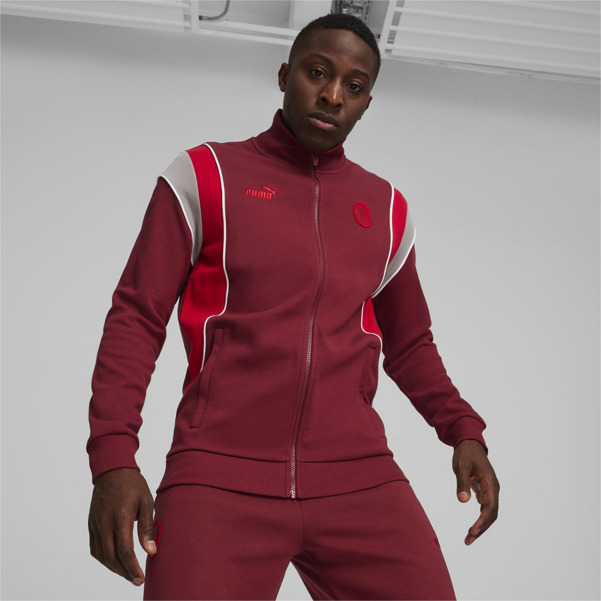Giacca sportiva AC Milan FtblArchive PUMA Team Regal Red Tango 2/6