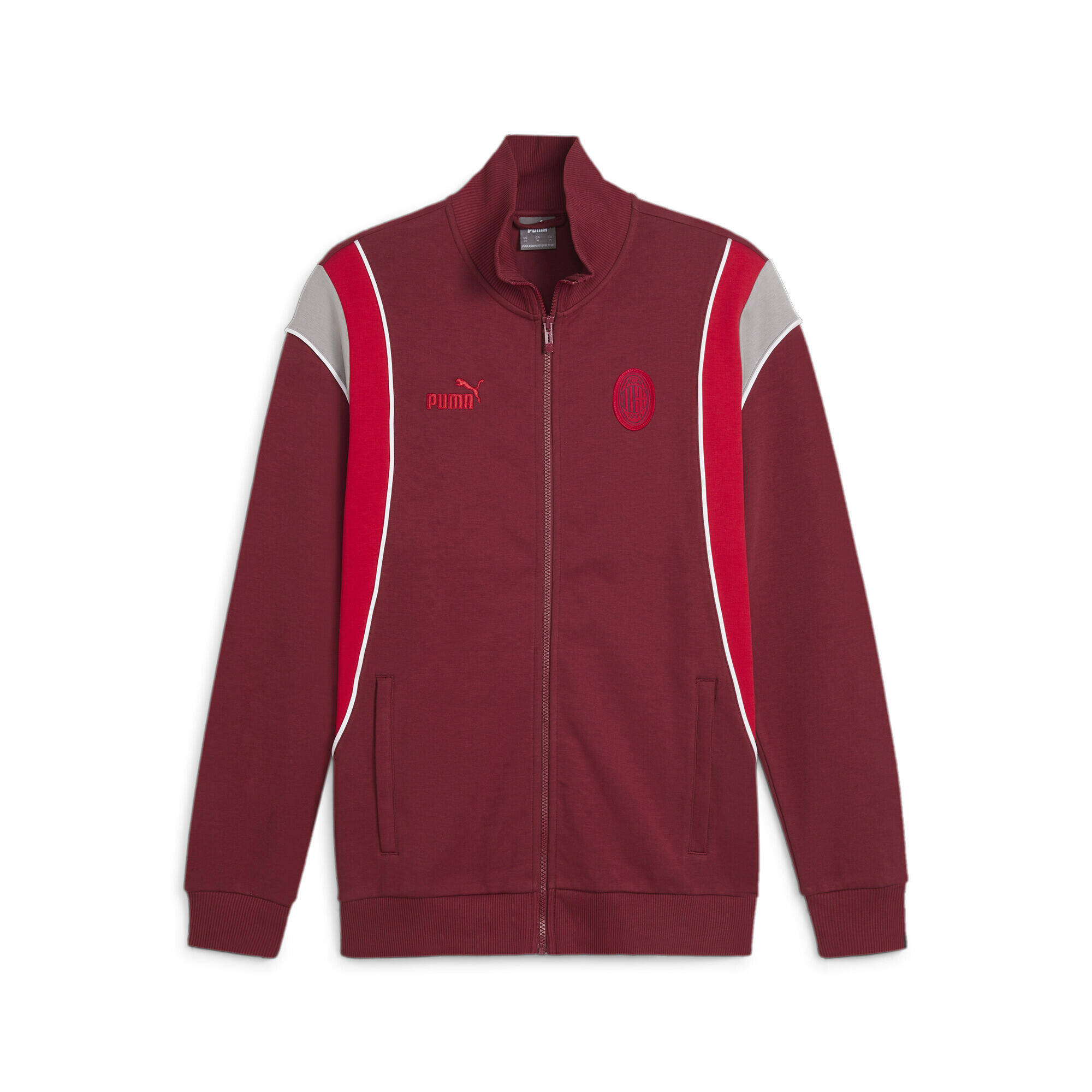 Puma - Veste De Survêtement Ftblarchive Ac Milan Puma Team Regal Red Tango - Pull - Rouge - 40 M - Decathlon
