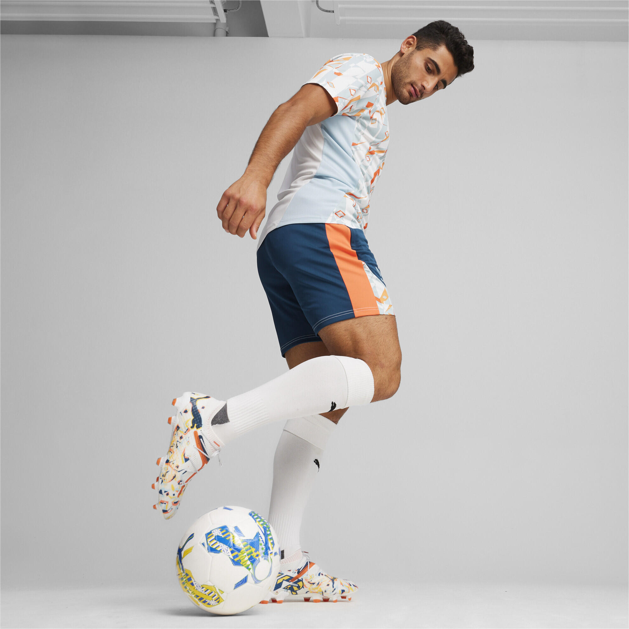 PUMA x NEYMAR JR Creativity Fußballtrikot Herren PUMA White Hot Heat Orange 4/6