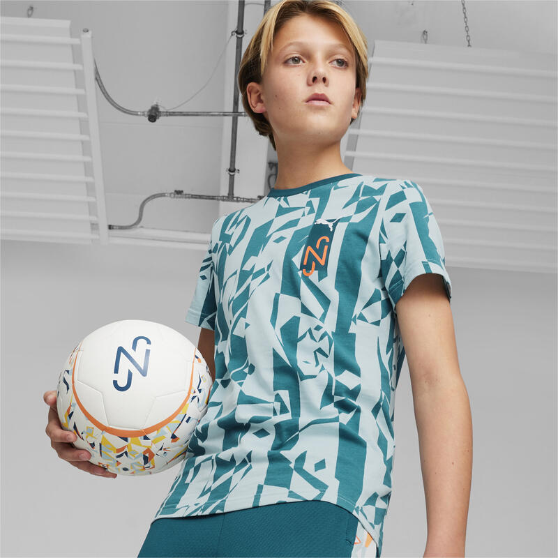 Camiseta Niño PUMA x NEYMAR JR Creativity PUMA Ocean Tropic Turquoise Surf Blue