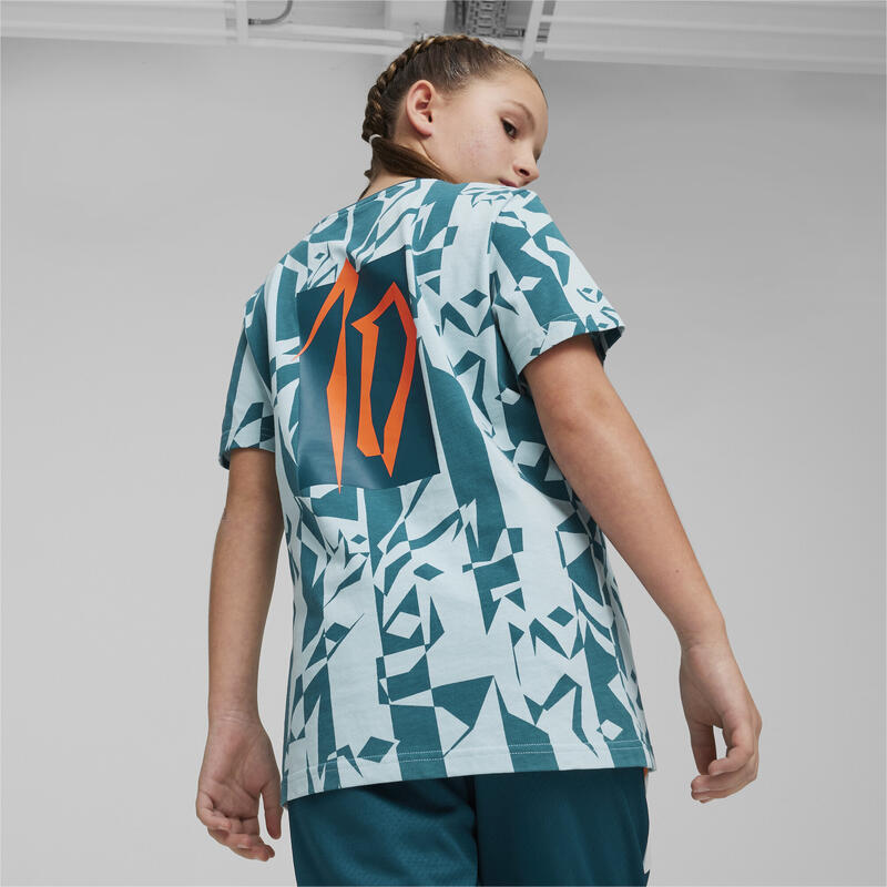 Camiseta Niño PUMA x NEYMAR JR Creativity PUMA Ocean Tropic Turquoise Surf Blue