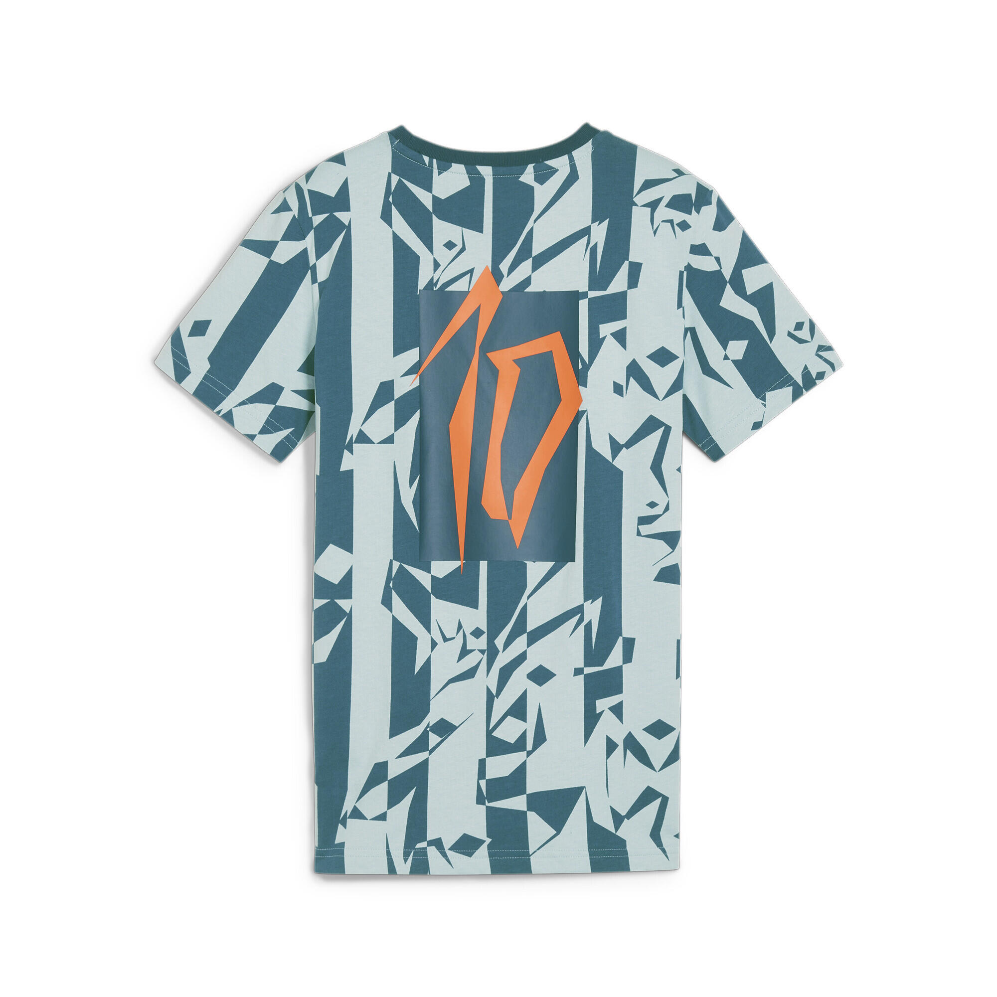 T-Shirt Puma Neymar Jr Creativity Logo Tee Jr, Azul, Crianças 6/6