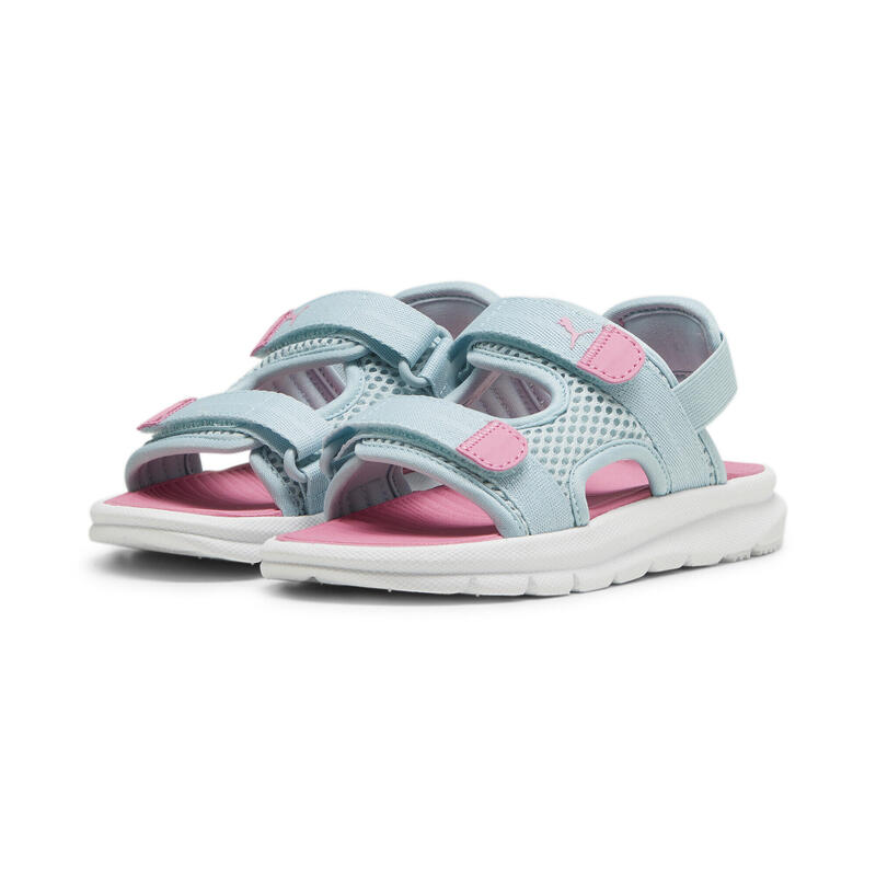 Sandali PUMA Evolve per bambino PUMA Turquoise Surf Fast Pink White Blue