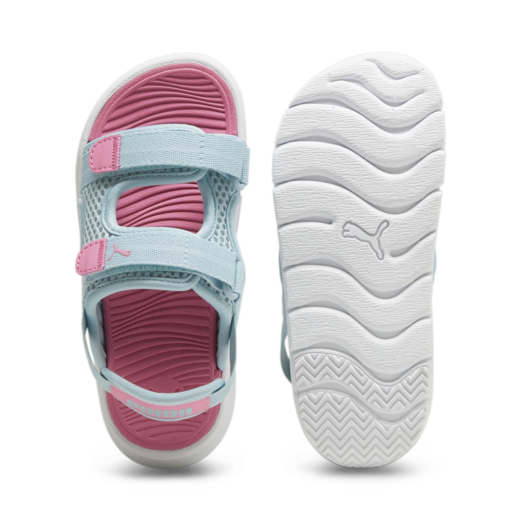PUMA Evolve sandalen voor kinderen PUMA Turquoise Surf Fast Pink White Blue 4/6
