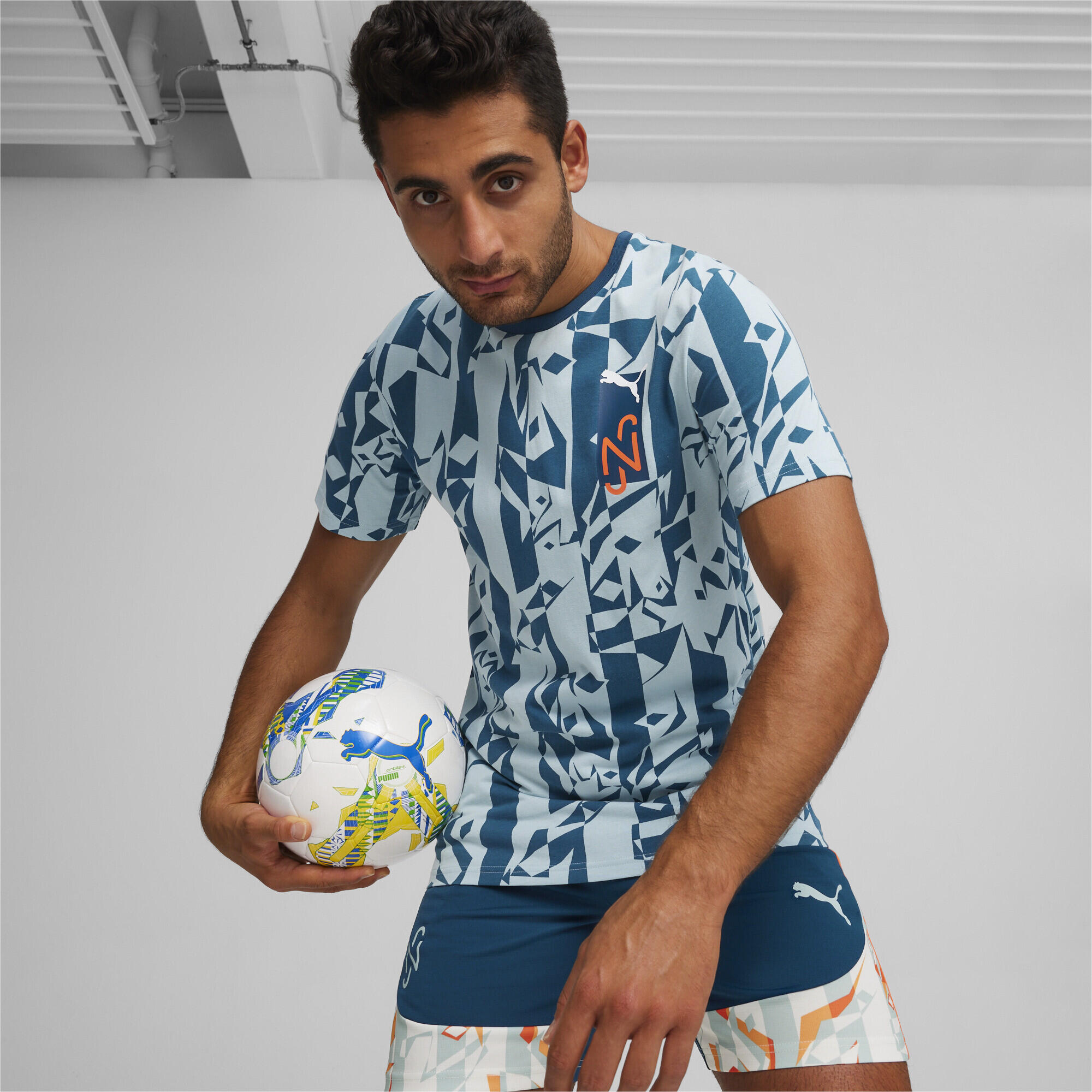 T-shirt PUMA x NEYMAR JR Creativity PUMA Ocean Tropic Turquoise Surf Blue 2/6