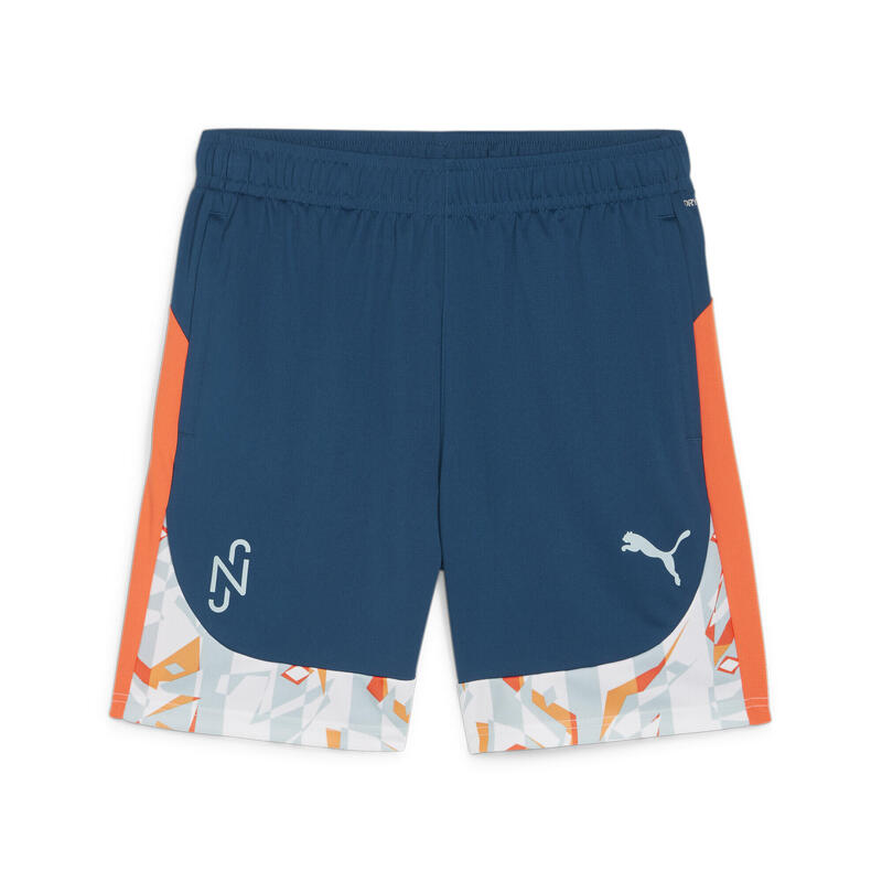 PUMA x NEYMAR JR Creativity voetbalshort PUMA Ocean Tropic Hot Heat Blue Orange