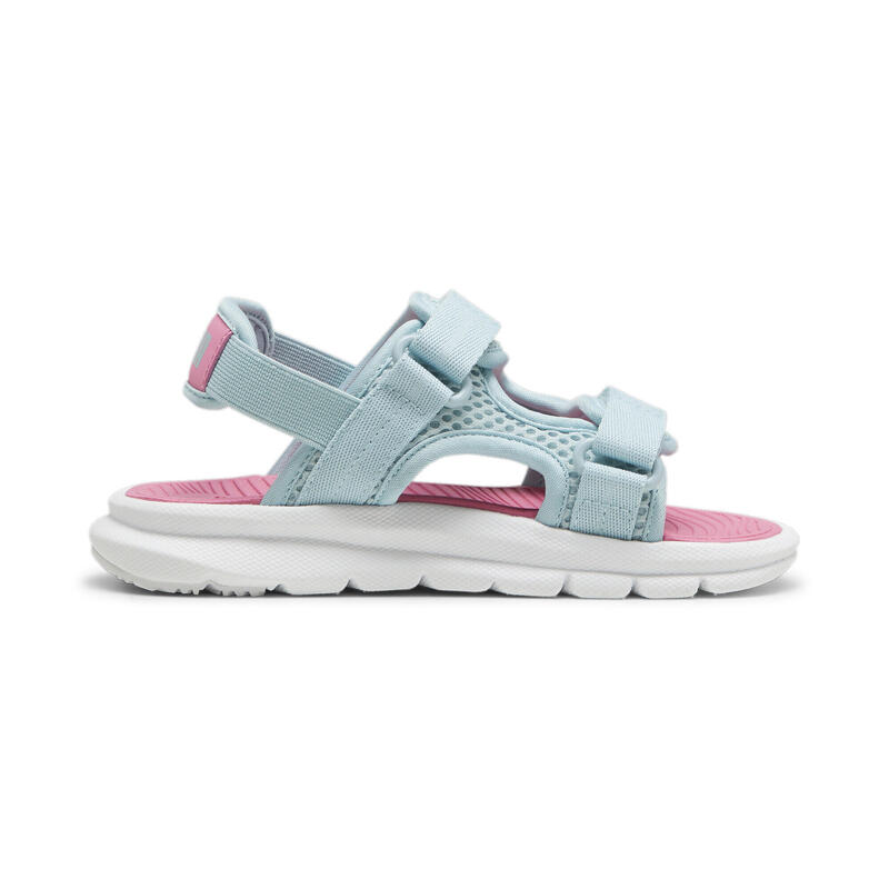 Sandales PUMA Evolve Enfant PUMA Turquoise Surf Fast Pink White Blue