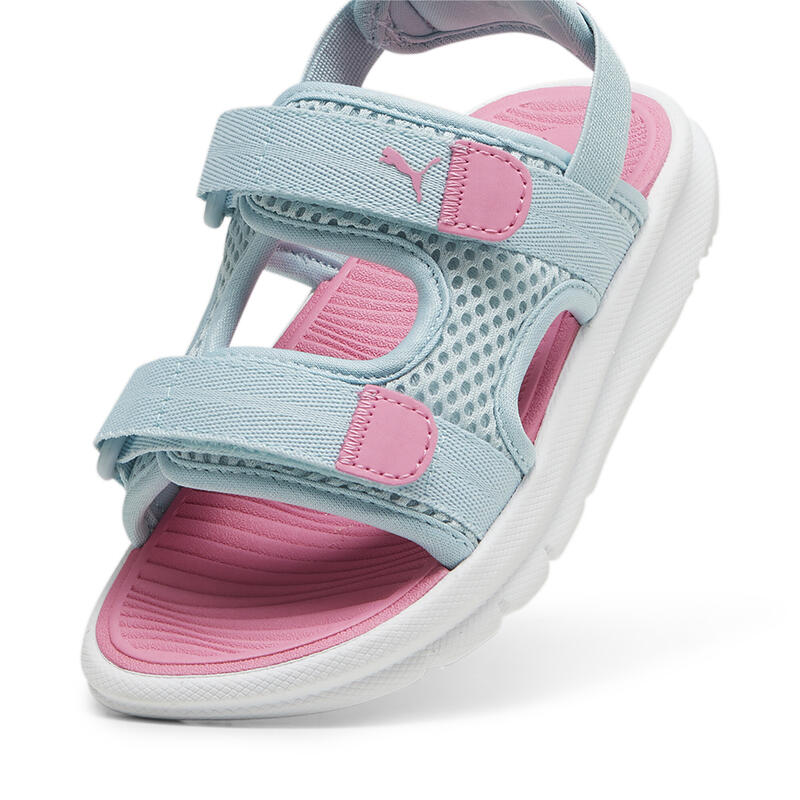 Sandales PUMA Evolve Enfant PUMA Turquoise Surf Fast Pink White Blue