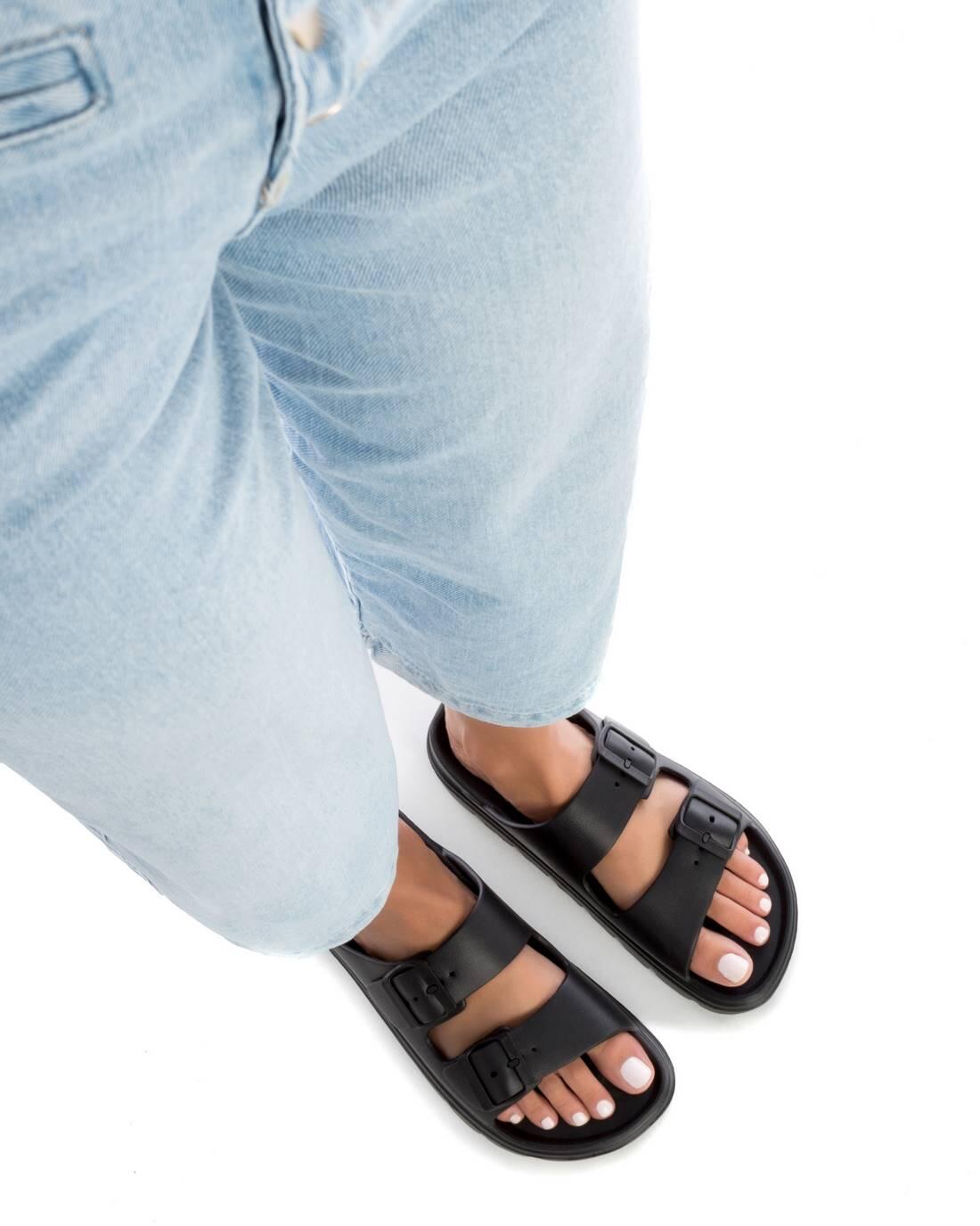 Sandalias Planas Mujer Xti  Negro 2/6