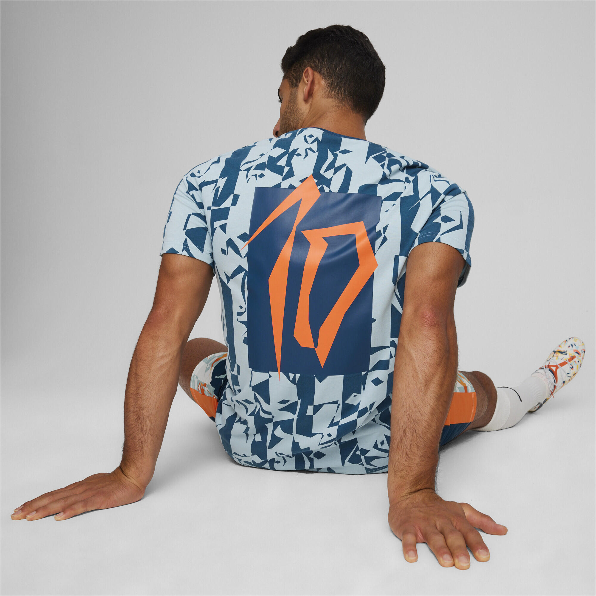 T-shirt Creativity PUMA x Neymar Jr PUMA Ocean Tropic Turquoise Surf Blue 5/6