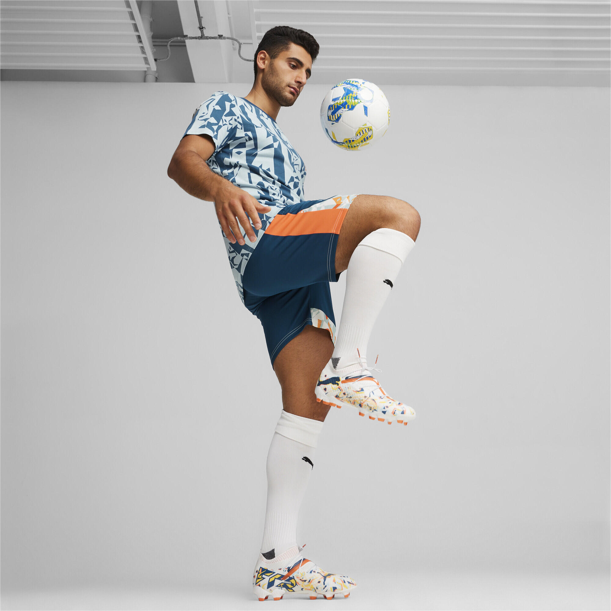 T-shirt Creativity PUMA x Neymar Jr PUMA Ocean Tropic Turquoise Surf Blue 4/6