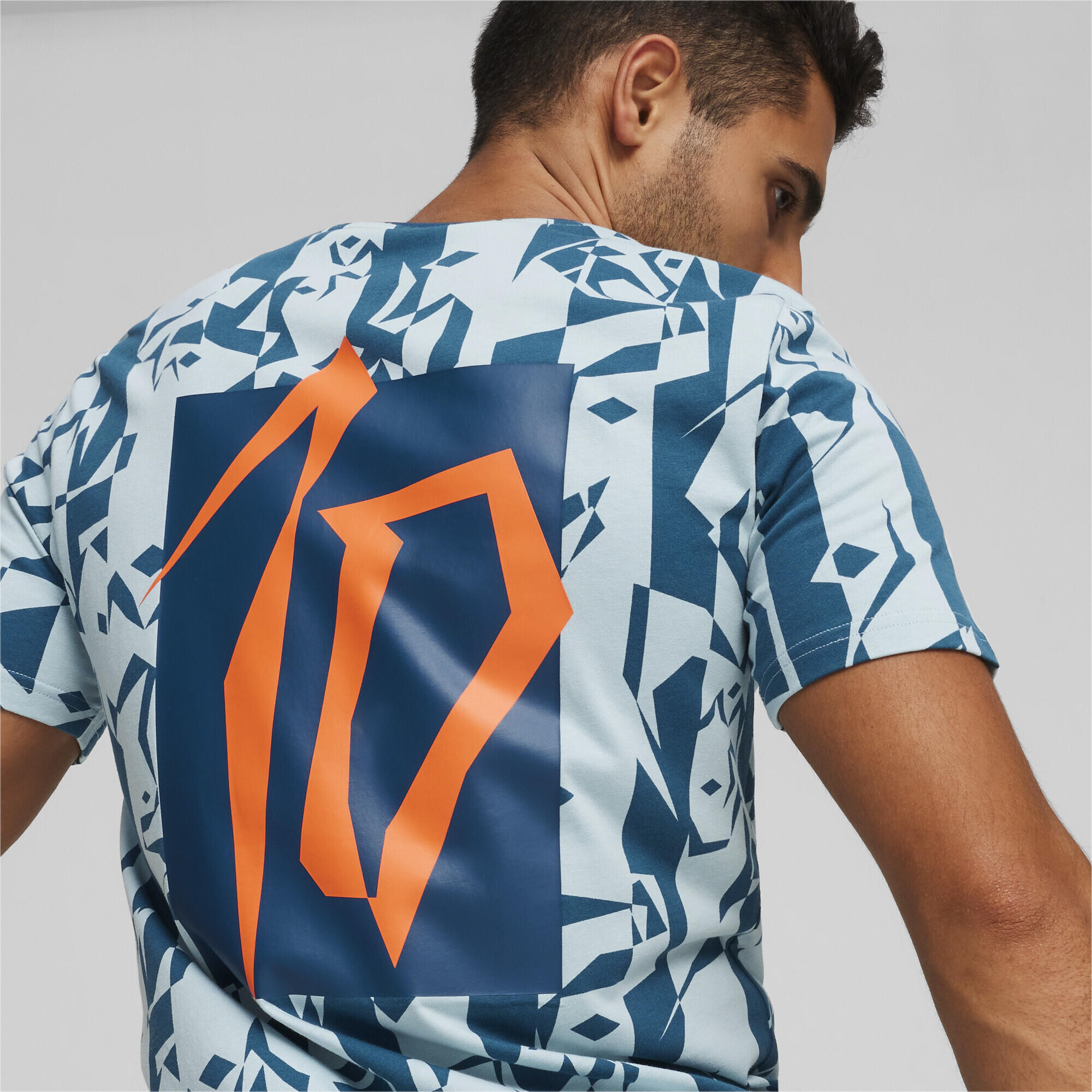 T-shirt Creativity PUMA x Neymar Jr PUMA Ocean Tropic Turquoise Surf Blue 3/6