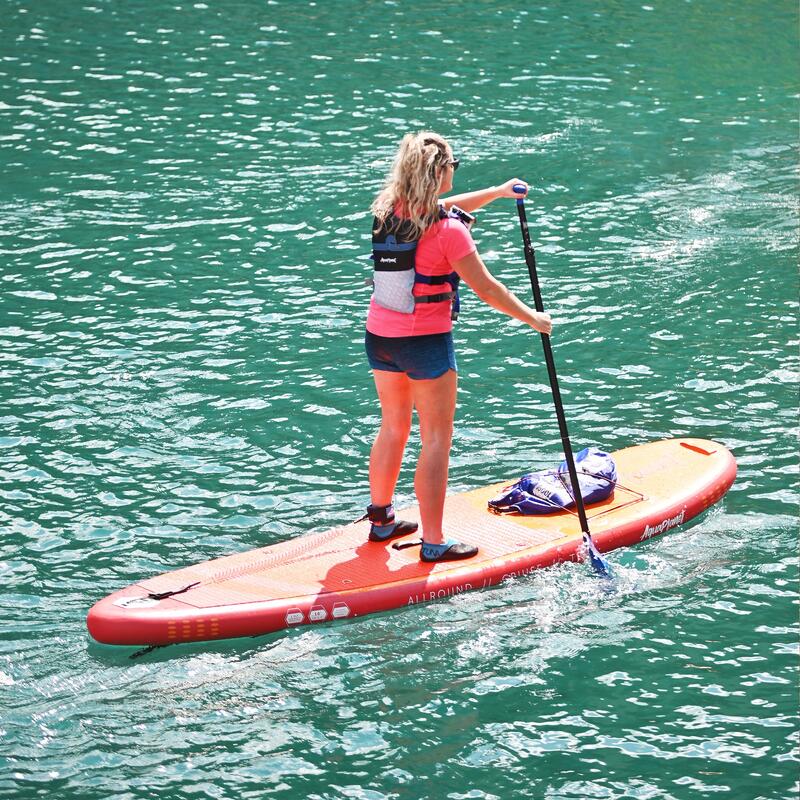 AQUAPLANET Aufblasbares Stand-Up Paddleboard Set - AllRound Ten Orange