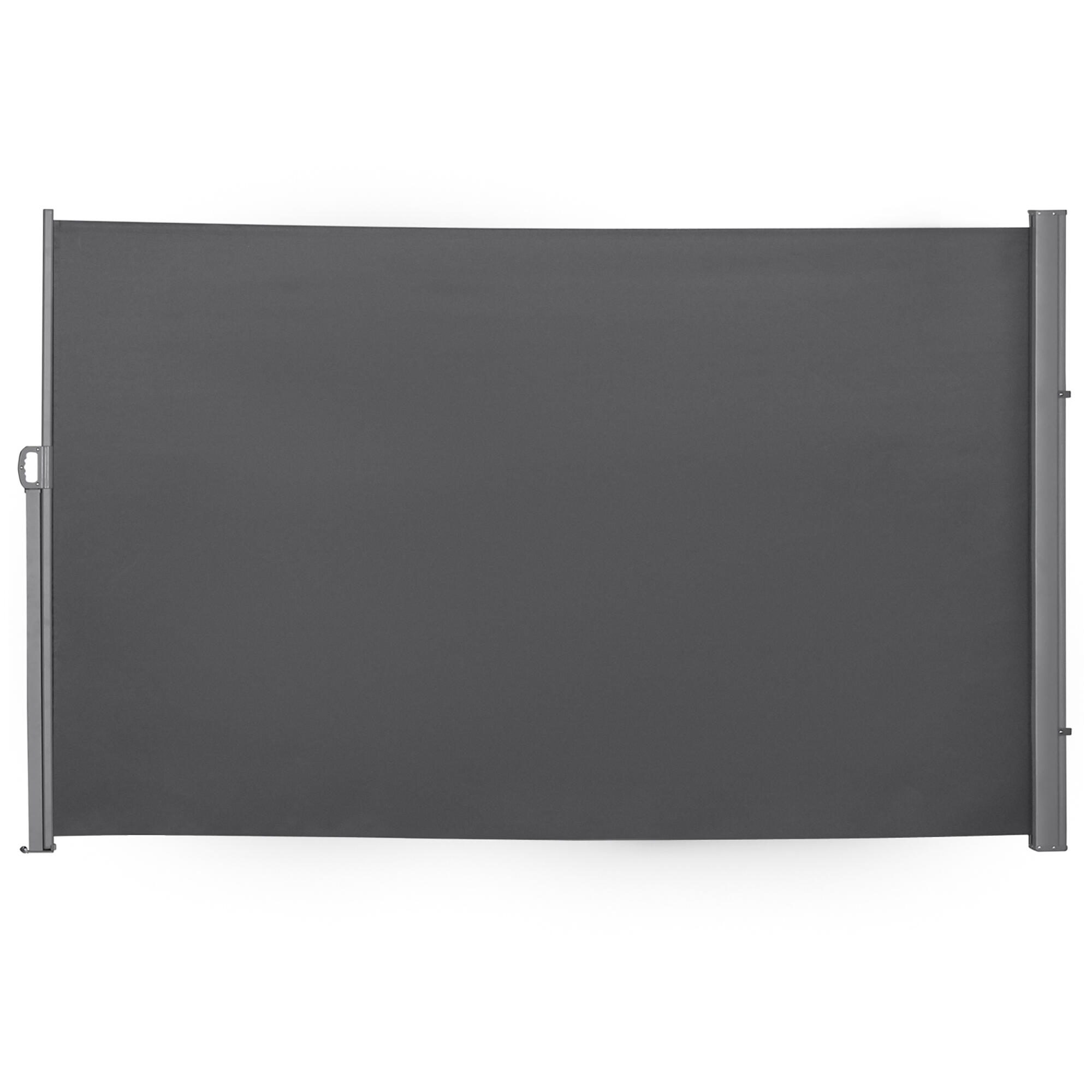 Toldo lateral retrátil 300x180cm cinzento Outsunny